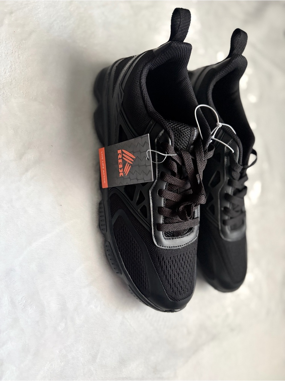 RBX Men’s Black Mesh Athletic Sneakers